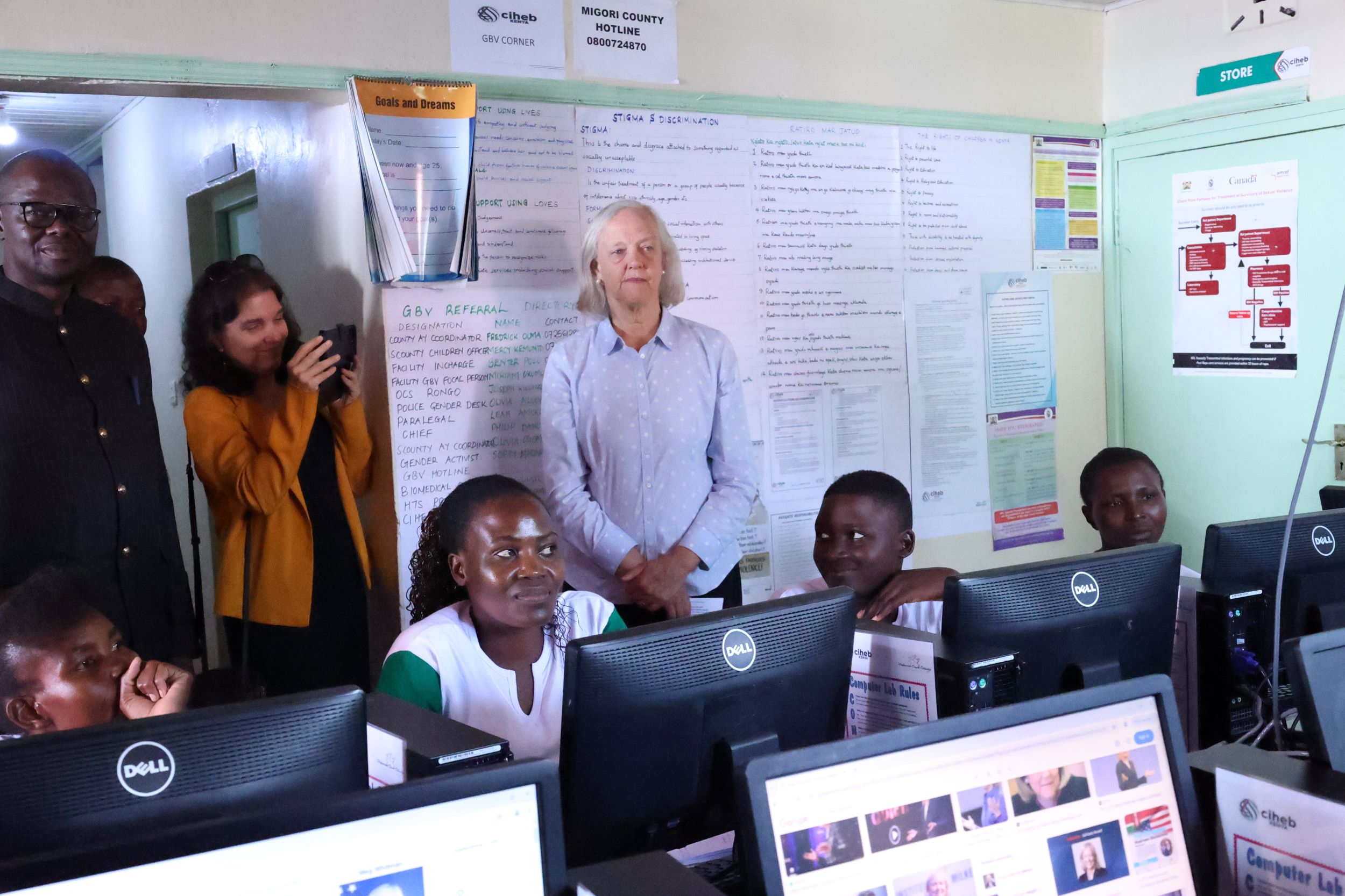 U.S. Ambassador Meg Whitman Visits Kamagambo DREAMS Safe Space in Migori County